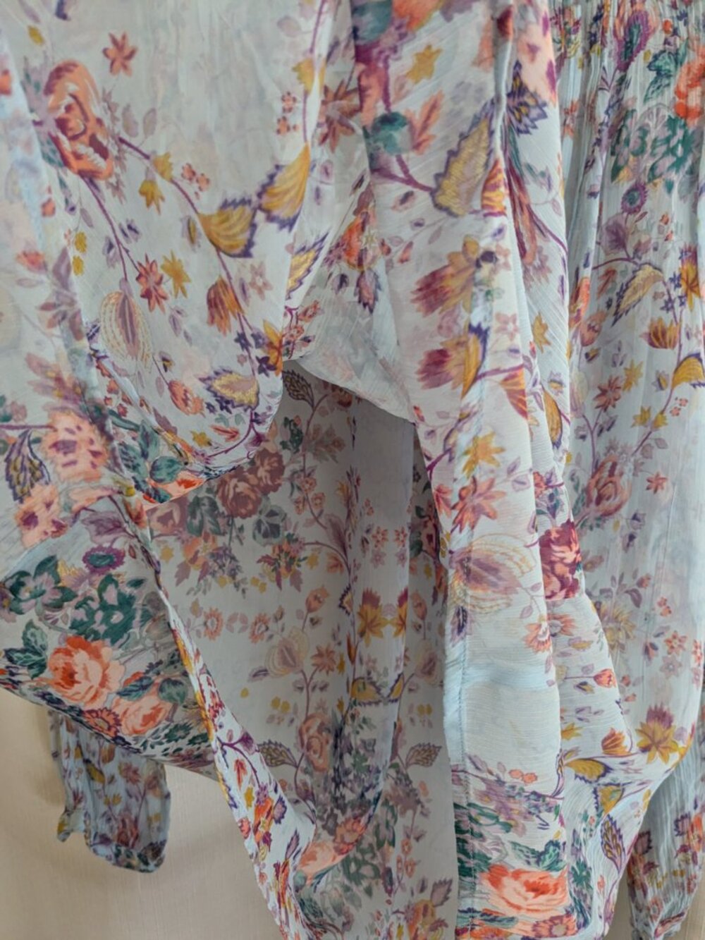 M Lucky Brand Long Sleeved Tunic Blouse - Picture 5 of 10